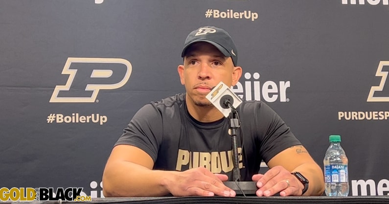 Purdue coach Ryan Walters